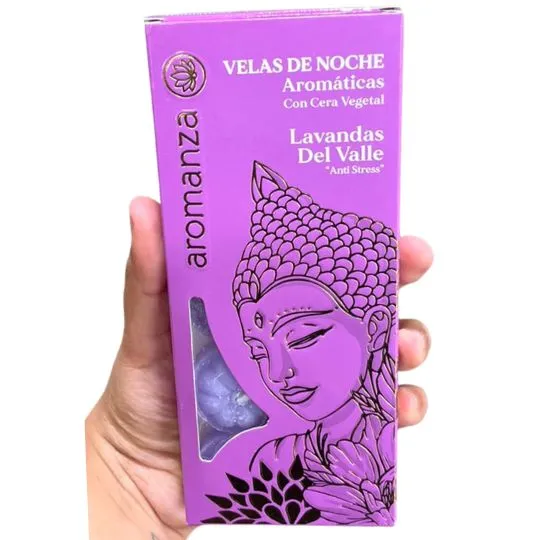 Velas de noche aromanza lavandas del valle